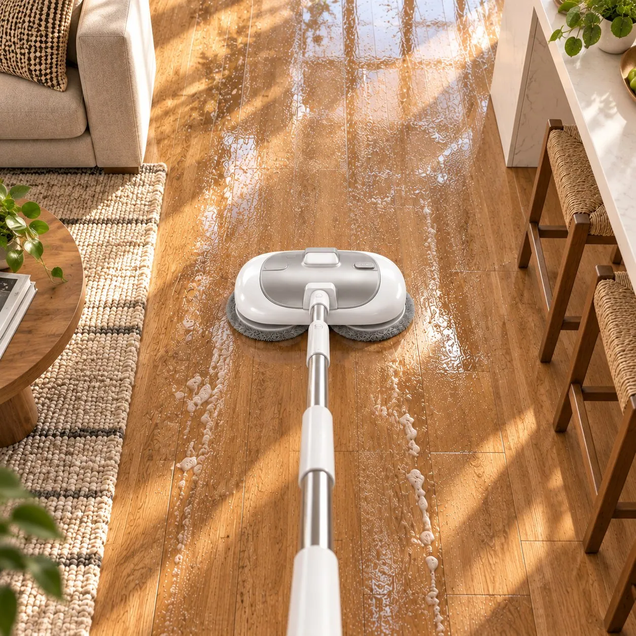 Mop Elétrico Spin 360° com Módulos, Tanque e Refis Extras, foto 4